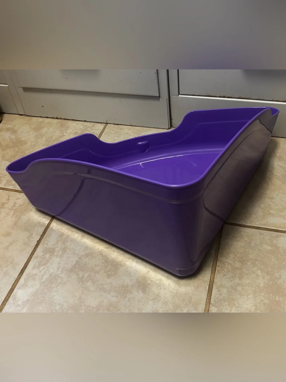 Kaytee Small Animal Large Purple Hi-Corner Litter Pan